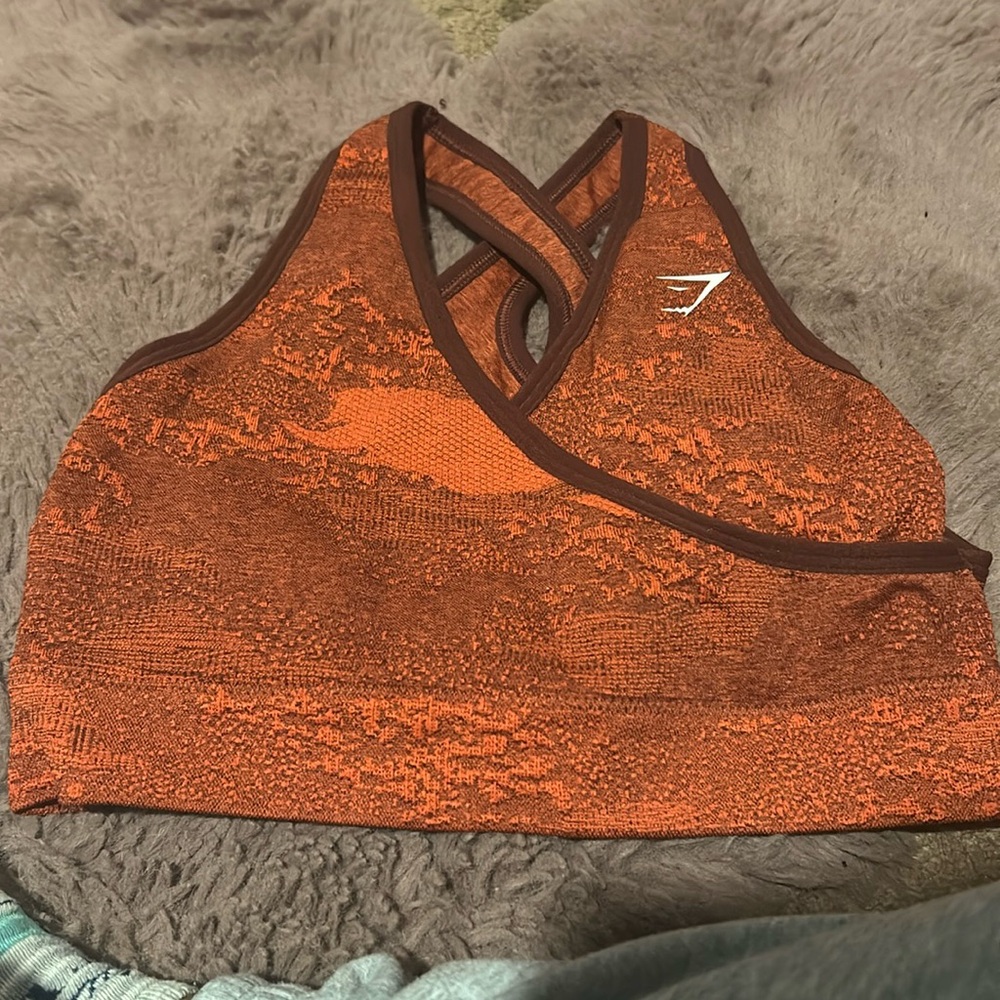 Adapt camo seamless sports bra